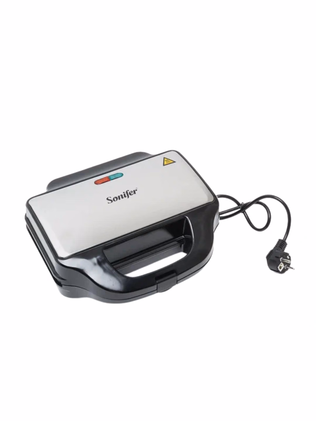 Sendvich va vafli pishirgich Sonifer SF-6166, 1000 Vt, qora-kumushrang - 5