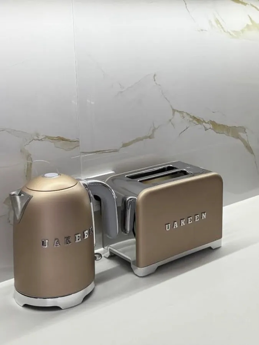 UAKEEN Toaster non qovuruvchi apparat, Och jigarrang rang - 4