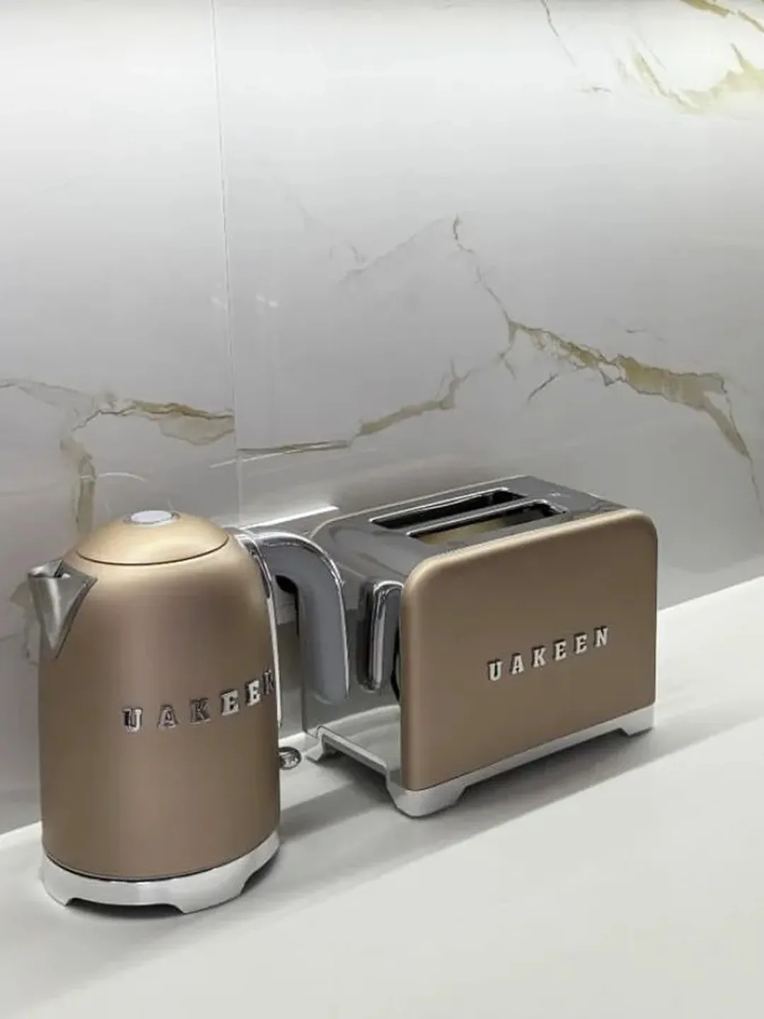 UAKEEN Toaster non qovuruvchi apparat, Och jigarrang rang