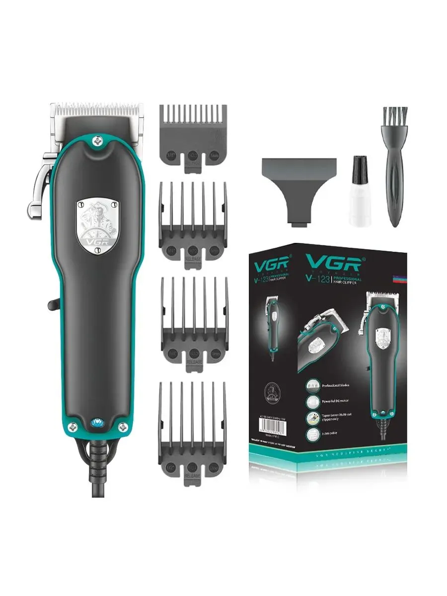 VGR V-123 Professional Soch Olish Mashinkasi, Sozlanadigan Taper Lever 0.8-2mm - 6