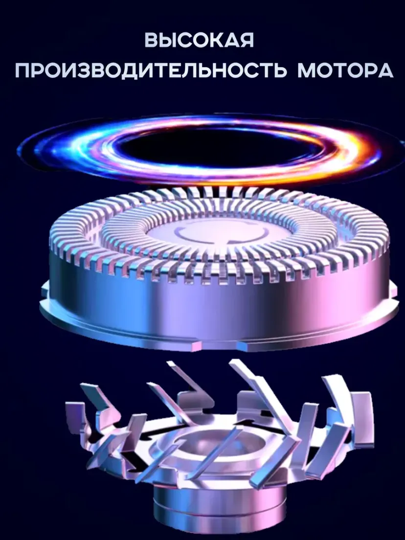 Профессиональный триммер для волос и бороды VGR V-313, Синий