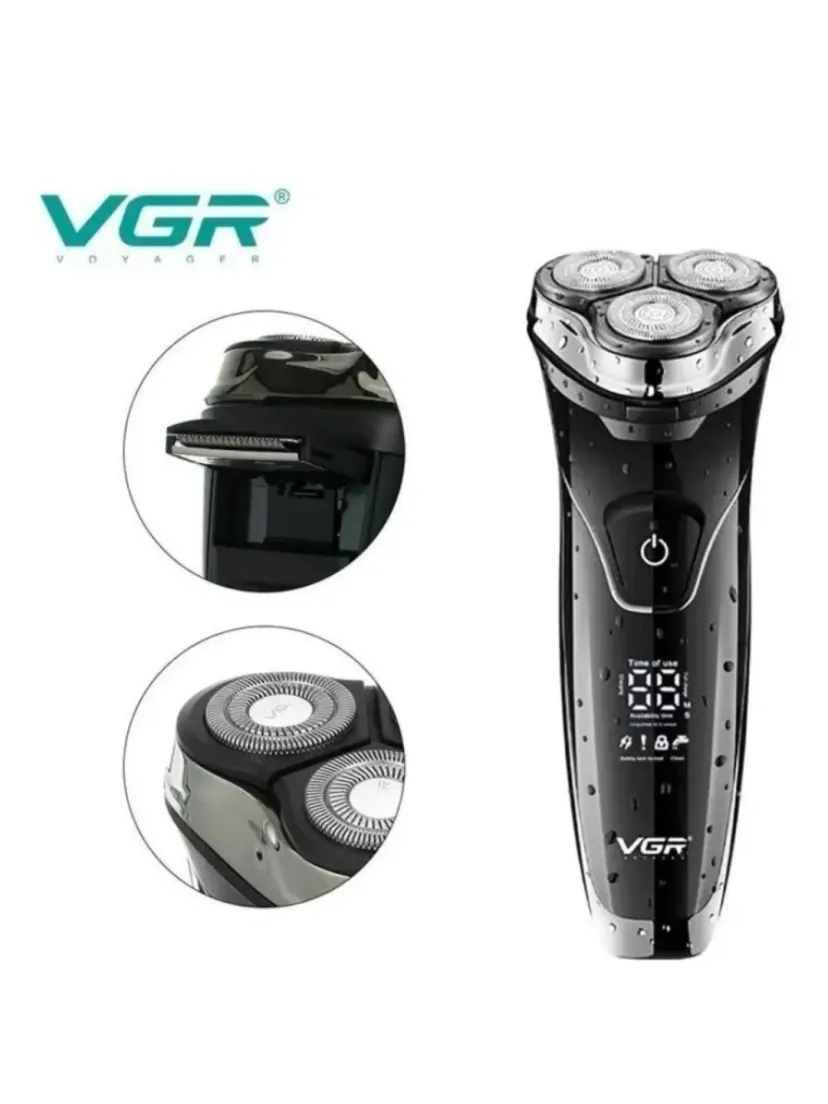 Профессиональный триммер для волос и бороды VGR V-318, Черный
