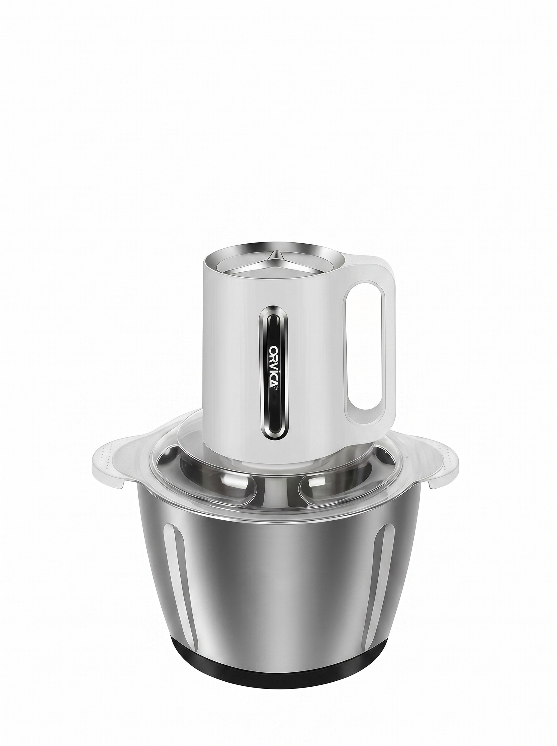 ORVICA ORM-7913-3 Food Chopper, 3L Zanglamas Po'lat Idish, 2000W, Professional, Oq Korpus - 6