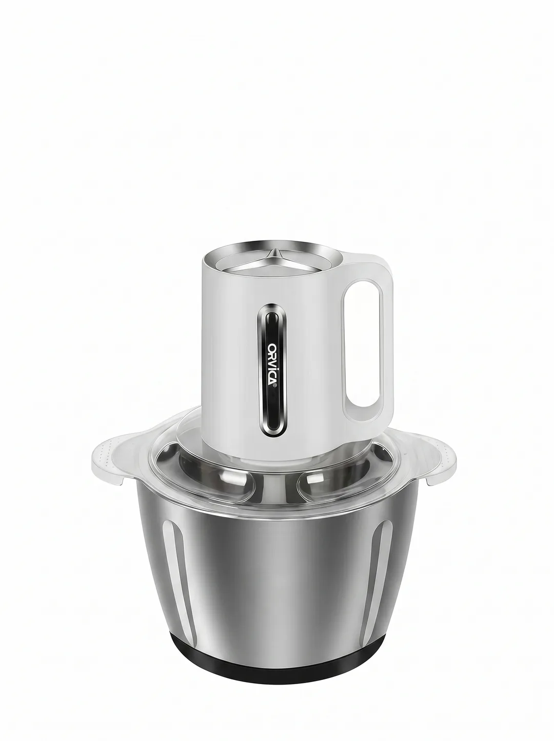 ORVICA ORM-7913-3 Food Chopper, 3L Zanglamas Po'lat Idish, 2000W, Professional, Oq Korpus