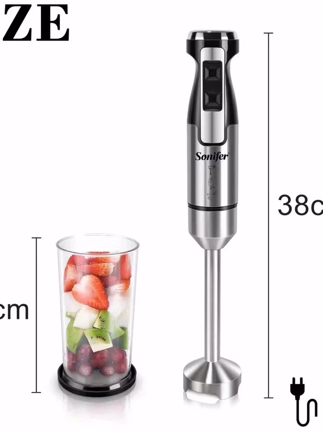 Blender Sonifer SF-8085, ручной, турборежим, защита от перегрева, 600 вт - 7