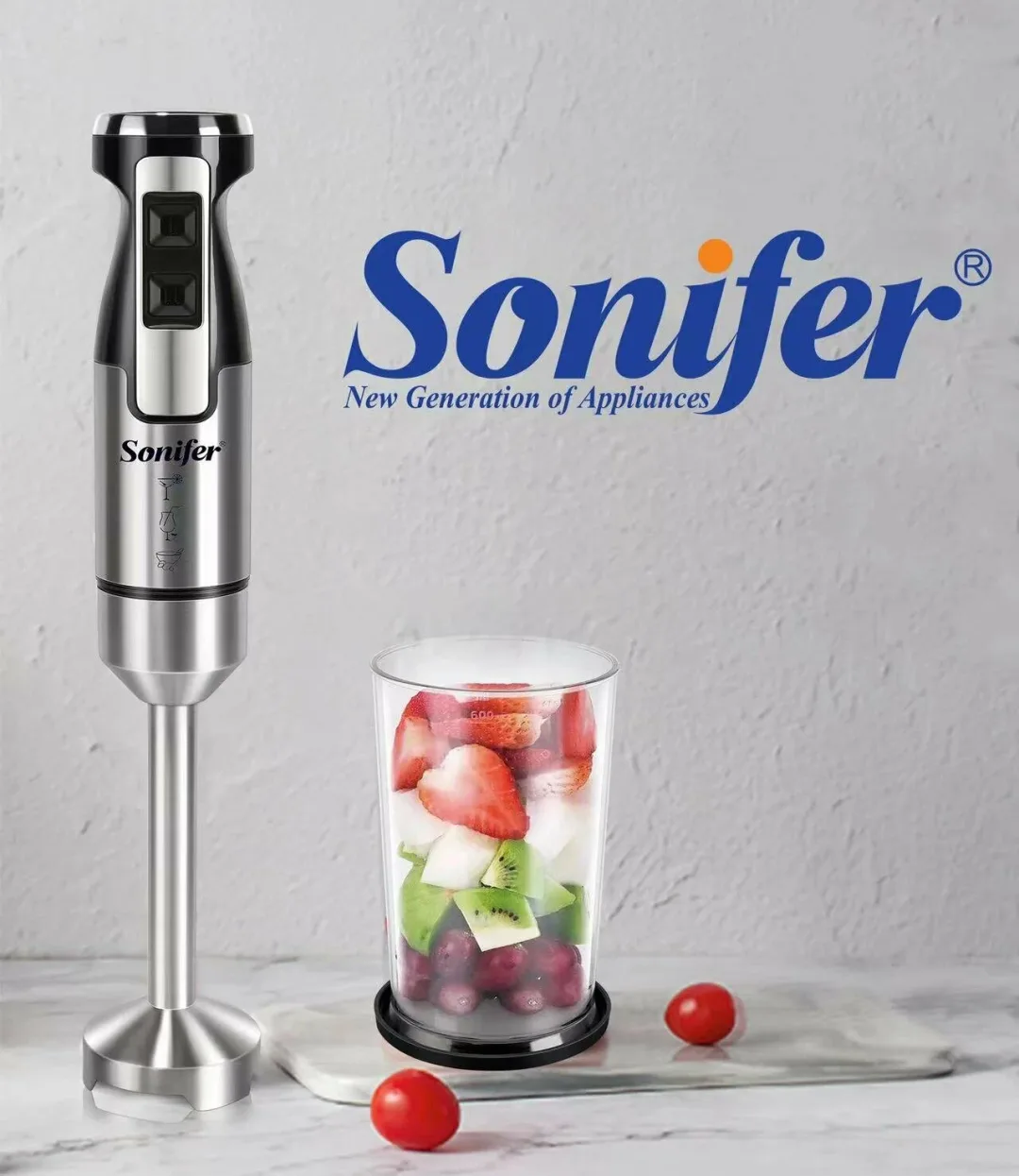 Blender Sonifer SF-8085, ручной, турборежим, защита от перегрева, 600 вт