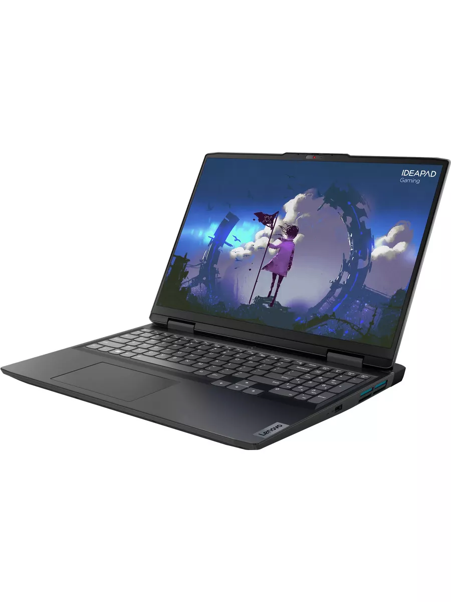 Ноутбук Lenovo IdeaPad Gaming 3 16IAH7 16"(1920x1200 IPS)/Intel Core i5 12450H(2Ghz)/16384Mb/1024SSDGb/noDVD/Ext:nVidia GeForce RTX3060(6144Mb)/Cam/BT/WiFi/71WHr/war 1y/2.6kg/onyx grey/Win11Home + 230W, RU kbd 82SA008FRU 82SA008FRU