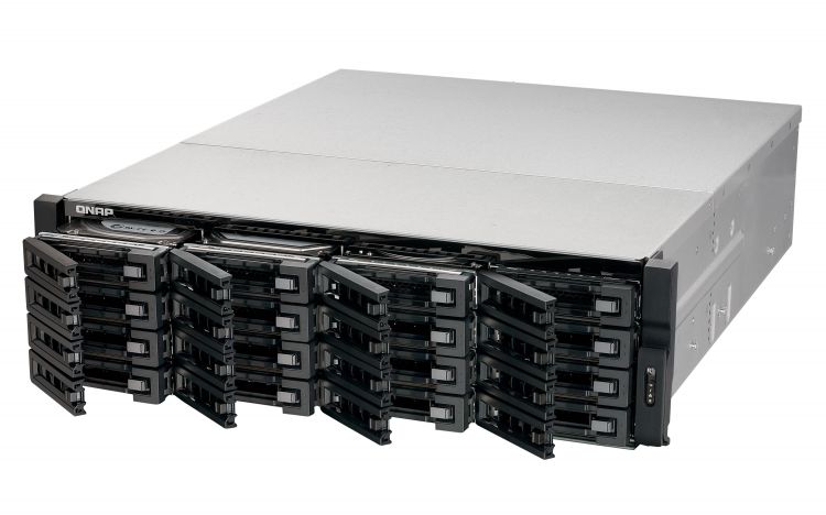 Сетевой RAID-накопитель QNAP 16 отсеков для HDD SAS/SATA, ECC, 19", два блока питания. Intel Xeon E3-1245 v2 3,4 ГГц, 8ГБ TS-EC1679U-SAS-RP TS-EC1679U-SAS-RP
