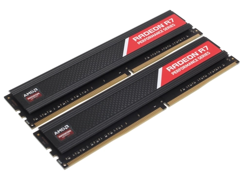 Модуль памяти AMD DDR4 2x4Gb 2400MHz RTL PC4-19200 CL15 DIMM 288-pin 1.2В R748G2400U1K R748G2400U1K