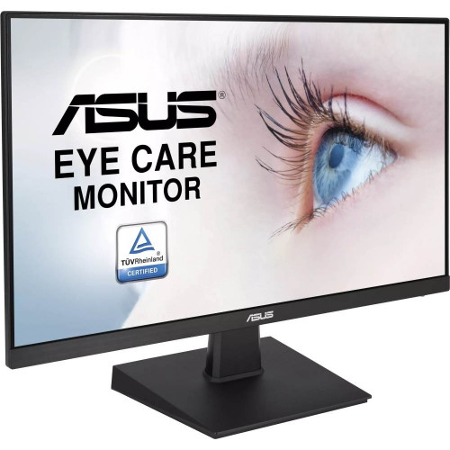 Монитор ASUS 23.8" VA247HE with HDMI cable/ VA247HE 23.8" WLED VA monitor, 16:9, 1920x1080, 5ms(GTG), 250 cd/m2, 100M :1 (3000:1), 178°(H), 178°(V), D-Sub, HDMI, DVI, 75 Hrz, Kensington lock, Flicker free, VESA 100x100 mm, black, HDMI cable 23.8"(192 90LM0795-B02170 #1