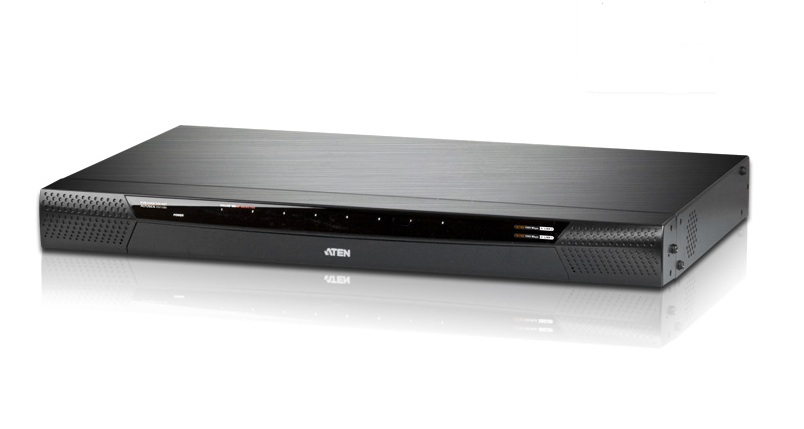 KVM переключатель ATEN 2> 8 портов PS/2;USB;SUN;RS232, с адаптерами 2xSA0142 KN1108v-AX-G KN1108v-AX-G