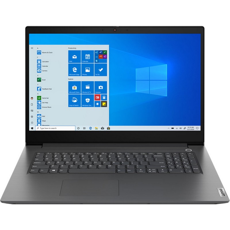 Ноутбук Lenovo V17-IIL 17.3FHD IPS AG 300N 60 N/ CORE I3-1005G1 1.2G 2C MB/ 4GB DDR4 2667+4GB DDR4 2667/ 256GB SSD M.2 2242 NVME TLC/ / Интегрированная графика/ NO ODD/ WLAN 2X2AX+BT/ NO FPR/ 3CELL 42WH INTERNAL/ 2 x USB 3, 1 x USB 2, HDMI, audio, ca 82GX0082RU