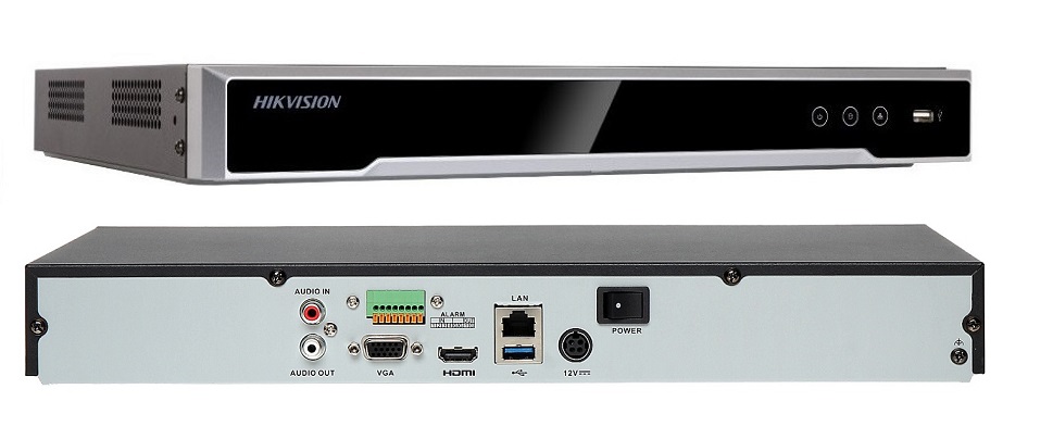 Сетевой IP-видеорегистратор Hikvision DS-7616NI-К2 на 16 каналов с записью видео при максимальном разрешении до 8Мп DS-7616NI-К2 DS-7616NI-К2