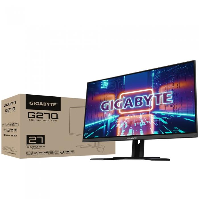 Монитор Gigabyte 27" G27Q IPS 2560x1440 144Hz G-Sync FreeSync 350cd/m2 16:9 20VM0-GG27QBI-1EKR 20VM0-GG27QBI-1EKR