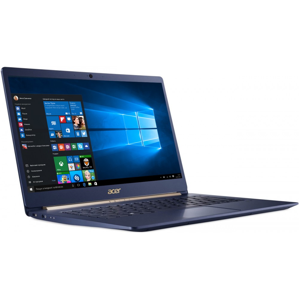 Ультрабук Acer Swift 5 SF514-54GT-53J6 Core i5 1035G1/8Gb/SSD512Gb/nVidia GeForce MX250 2Gb/14"/IPS/Touch/FHD (1920x1080)/Windows 10/blue/WiFi/BT/Cam NX.HHVER.001 NX.HHVER.001
