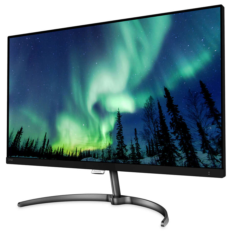 Монитор Philips 27" 276E8VJSB 3840 x 2160 при 60 Гц IPS LED 16:9 5ms HDMI DP 20M:1 178/178 350cd Black 276E8VJSB/01 276E8VJSB/01