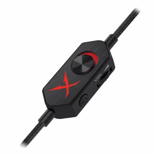 Наушники Creative с микрофоном Sound BlasterX H7 черный/серебристый 1.5м мониторные оголовье 70GH033000001 70GH033000001