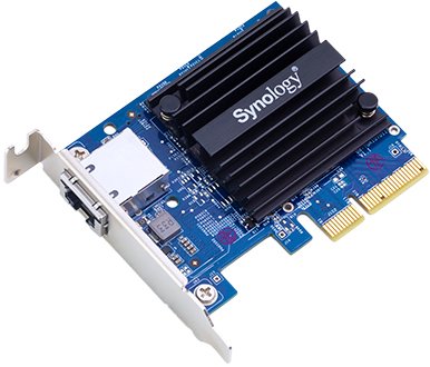 Сетевой адаптер Synology 10GBASE-T/NBASE-T PCIe 3.0 x4 FH/LP E10G18-T1 E10G18-T1