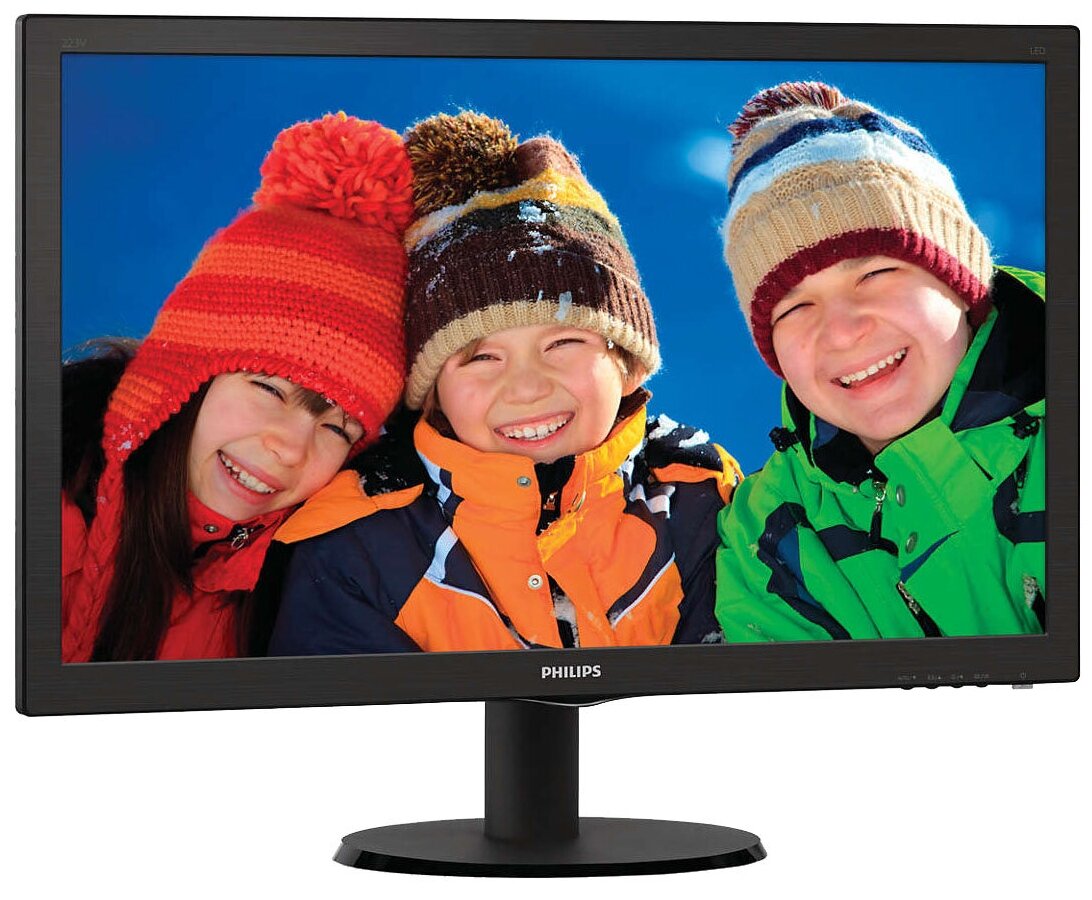 Монитор Philips 21,5" Black (TN, 1920x1080, D-sub, 5 ms, 90°/65°, 200 cd/m, 10M:1) 223V5LSB2 (10/62) 223V5LSB2 (10/62)