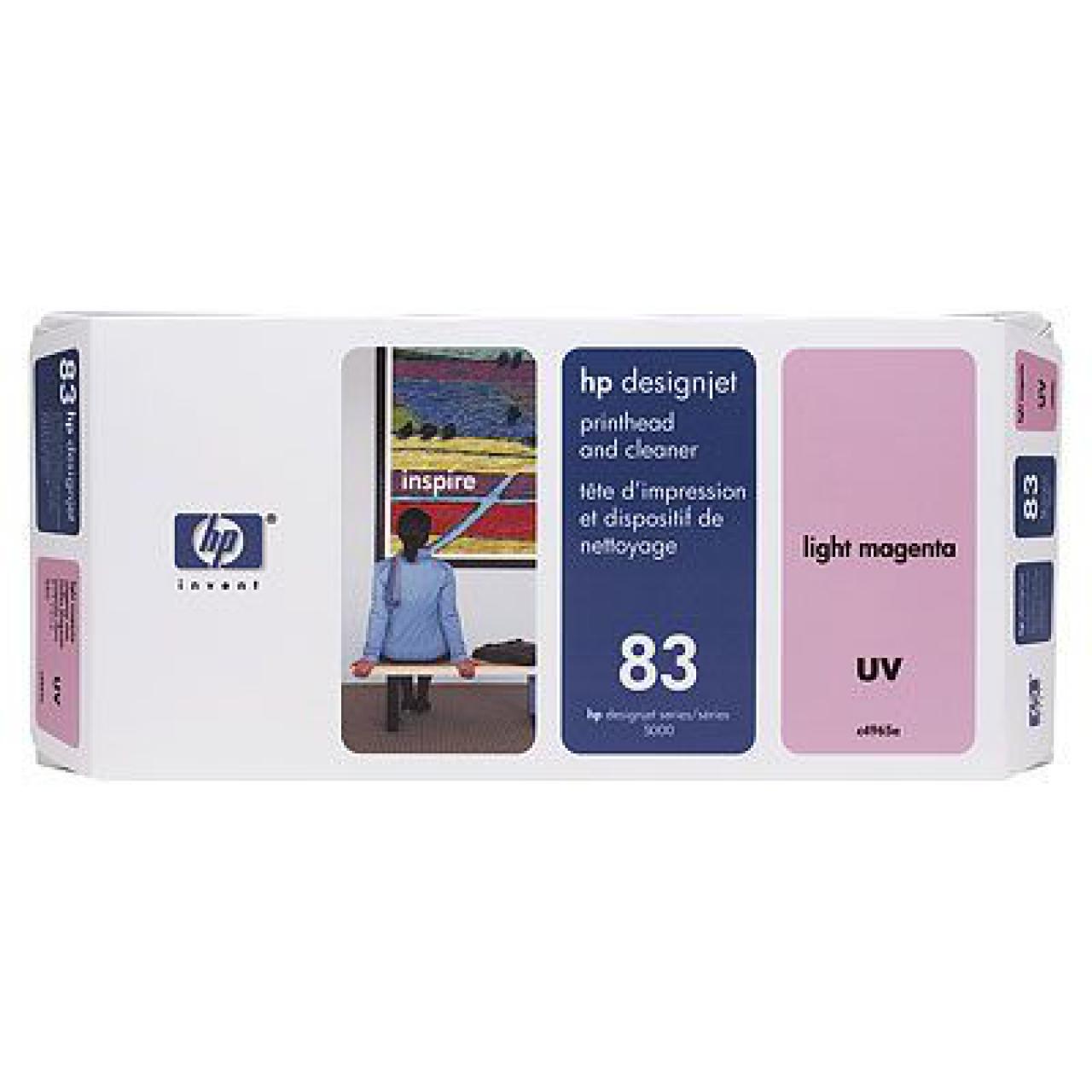 Картридж струйный HP 83 пурпурный печатающая головка для HP DJ 5500UV/5500psUV/5000UV/5000psUV C4965A C4965A