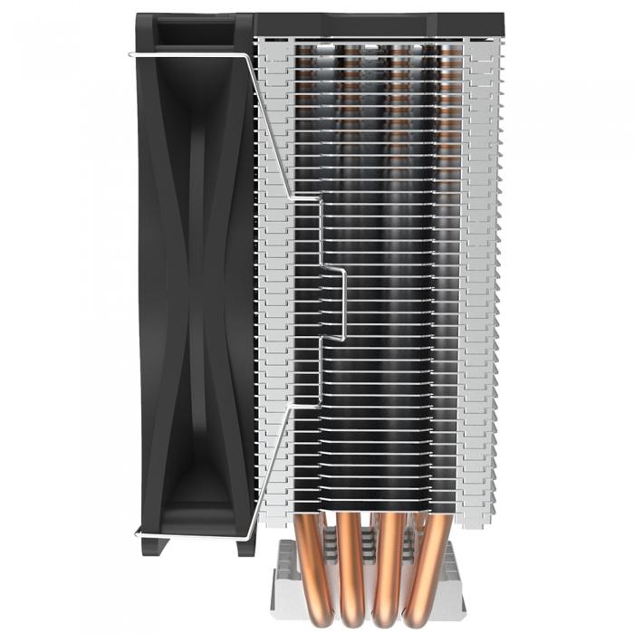 Вентилятор PCCooler S775/115X/20XX/AM2/AM3/AM4 (TDP 145W, 120mm PWM LED FAN, 4 тепловые трубки 6мм, 800-1600RPM, 18-30,8dBa) GI-X4S GI-X4S