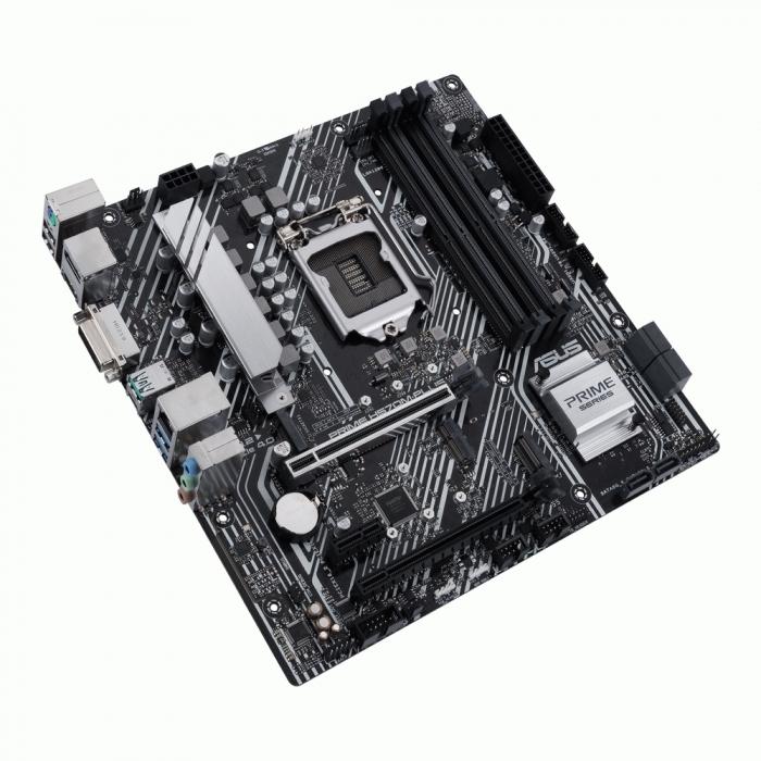 Материнская плата ASUS PRIME H570M-PLUS, LGA1200, H570, 4*DDR4, DP,DVI,HDMI, CrossFireX, SATA3,RAID, Audio, Gb LAN, USB 3.2*8, USB 2.0*6, COM*1 , mATX PRIME H570M-PLUS PRIME H570M-PLUS