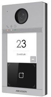 Видеопанель Hikvision DS-KV8113-WME1 цветной сигнал CMOS цвет панели: серебристый DS-KV8113-WME1 DS-KV8113-WME1