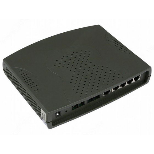 Голосовой шлюз D-Link VoIP Gateway with 4 FXO ports, 1 10/100Base-TX WAN port, and 2 10/100Base-TX LAN ports DVG-6004S DVG-6004S