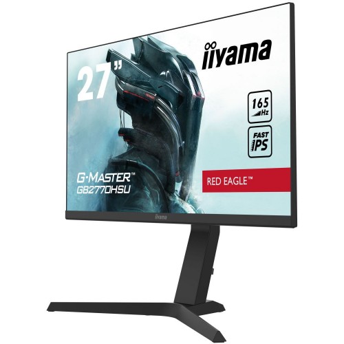 Монитор IIYAMA 27" G-MASTER 1920х1080@165Гц Fast IPS LED 16:9 0,8ms HDMI DP 2*USB2.0 80M:1 1100:1 178/178 250cd Tilt SpeakersHAS Pivot Swivel Black GB2770HSU-B1 GB2770HSU-B1