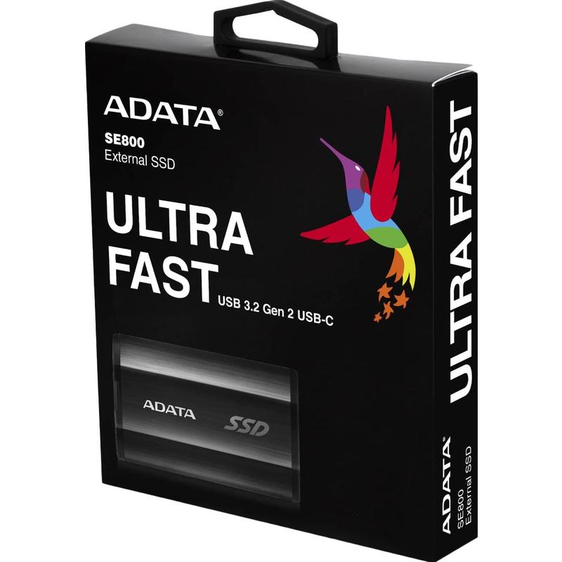 Внешний SSD диск ADATA ASE800-1TU32G2-CBK 1TB,SE800,USB 3.2,Type-C,IP68 waterproof/shockproof,Black ASE800-1TU32G2-CBK ASE800-1TU32G2-CBK #6