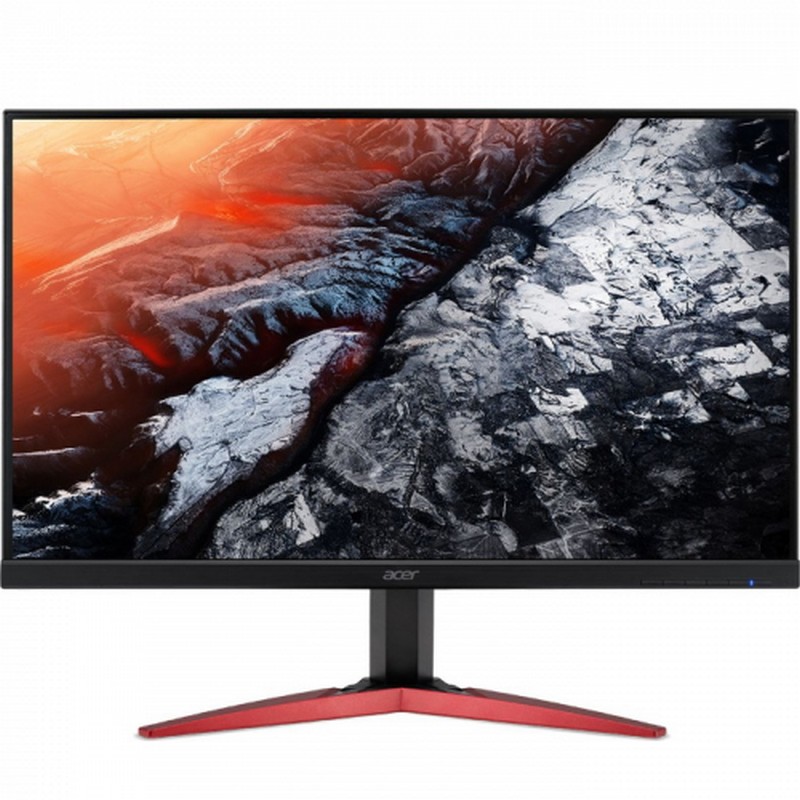Монитор Acer 27" KG271Pbmidpx (16:9)/TN+Film(LED)/ZF/1920x1080/144Hz (165Hz Overclock)/1ms (G2G)ms/400nits/1000:1/DVI (Dual Link)+HDMI+DP(1.2)+Audio in/out/2Wx2/DP/HDMI FreeSync/Black with red stripes on foot UM.HX1EE.P01 UM.HX1EE.P01