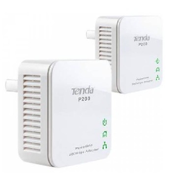 Адаптер Tenda Набор из 2-х PowerLine адаптеров 200 Mбит/c мини. Совместимость с Home Plug AV; порт FE P200KIT P200KIT