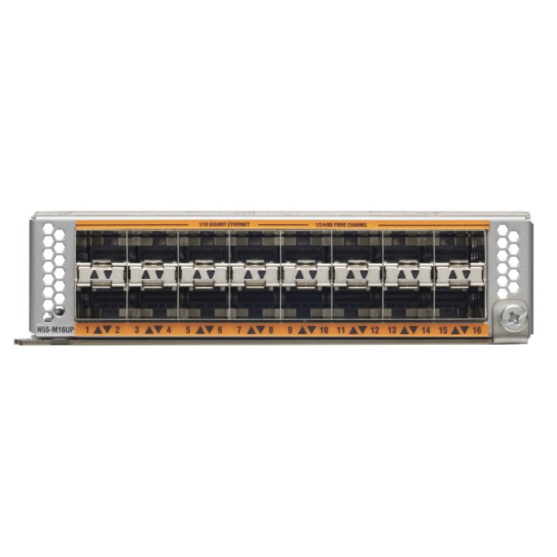 Модуль Cisco Nexus 16 PORT SFP+ (N55-M16UP) N55-M16UP=