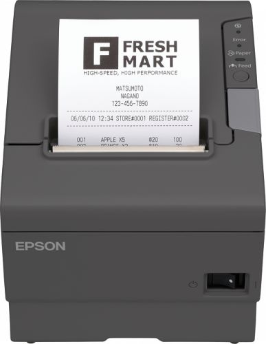 Чековый принтер Epson TM-T88V-iHub Intelligent Printer, Black, EU C31CA85792 C31CA85792