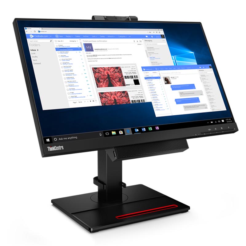 Монитор Lenovo 23,8" ThinkCentre TIO G4 Touch 16:9 IPS 1920x1080 4ms 1000:1 250 178/178 ///DP-in//Touch, Camera/Speakers, LTPS 11GCPAT1EU 11GCPAT1EU