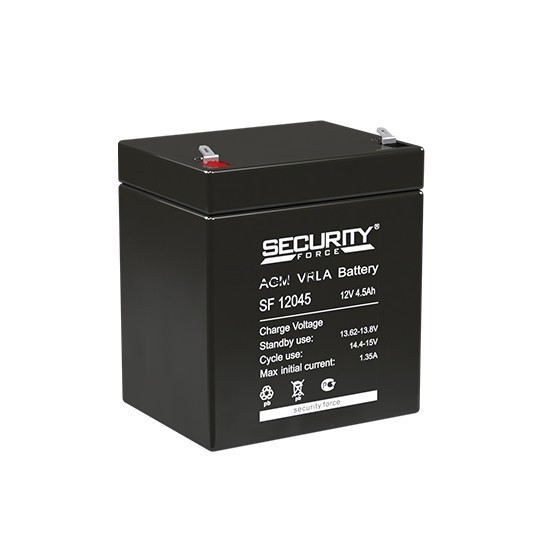 Батарея Delta Security Force, ОПС-серия 12В, 4,5Ач SF 12045 SF 12045