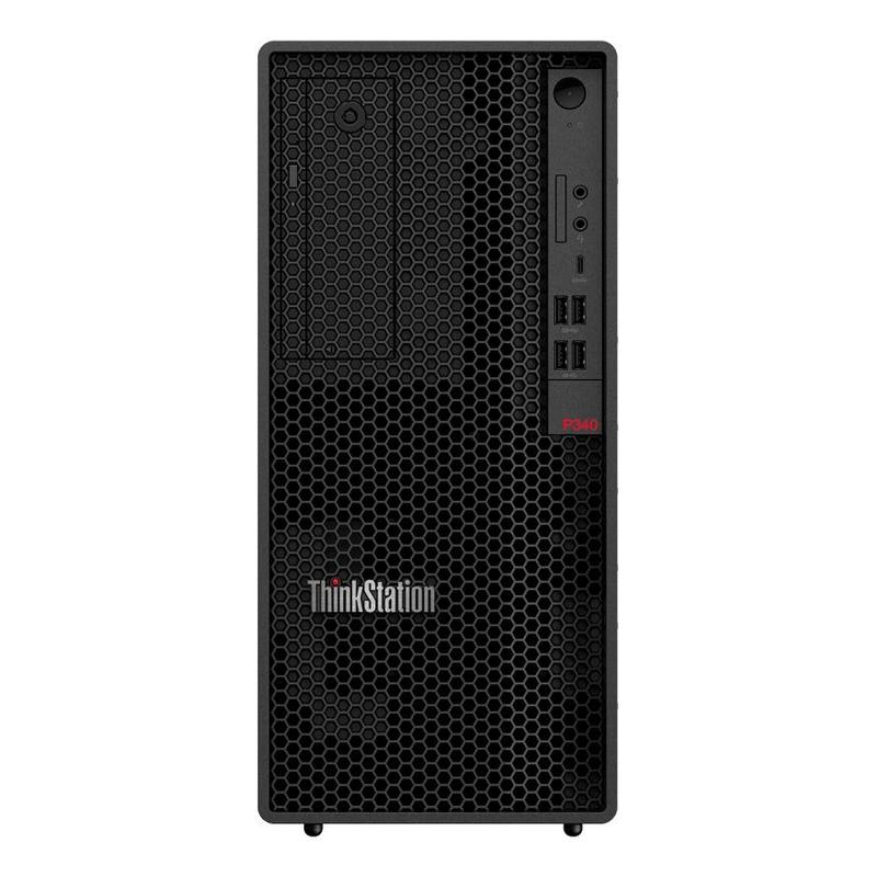Компьютер Lenovo ThinkStation P340 MT Core i9 10900K (3.7)/32Gb/SSD512Gb/UHDG 630/DVDRW/Windows 10 Professional 64/GbitEth/500W/клавиатура/мышь/черный 30DH00H6RU 30DH00H6RU