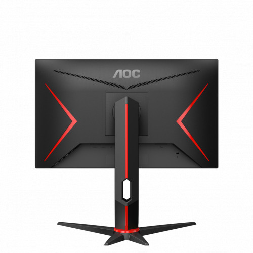 Монитор AOC 23.8'' LCD [16:9] 1920х1080(FHD) IPS, nonGLARE, Нет, 165 Гц, 300cd/m2, H178°/V178°, 1000:1, 80M:1, 16,7 миллионов цветов, 1ms, VGA, 2xHDMI, DP, USB-Hub, Height adj, Tilt, Swivel, Speakers, Curved, 2Y, Black-Red 24G2SPU 24G2SPU