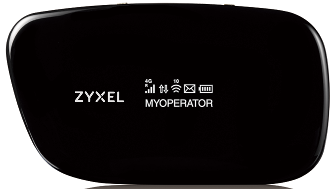 Маршрутизатор Zyxel WAH7608 Portable LTE Cat.4 Wi-Fi router. 802.11n (2,4 GHz) 300 Mb/s, mini SIM card, LTE/3G/2G, micro USB power supply, ready for external LTE an WAH7608-EU01V1F WAH7608-EU01V1F