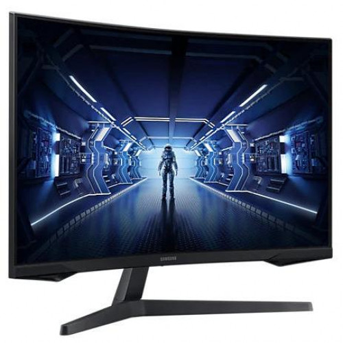 Монитор Samsung Odyssey G5, 27" черный 2560x1440, 16:9, VA, 144Гц, 250кд/м2, 1мс, AMD FreeSync, изогнутый C27G55TQWI C27G55TQWI