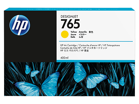 Картридж HP 765 Yellow для Designjet T7200 400-ml F9J50A F9J50A