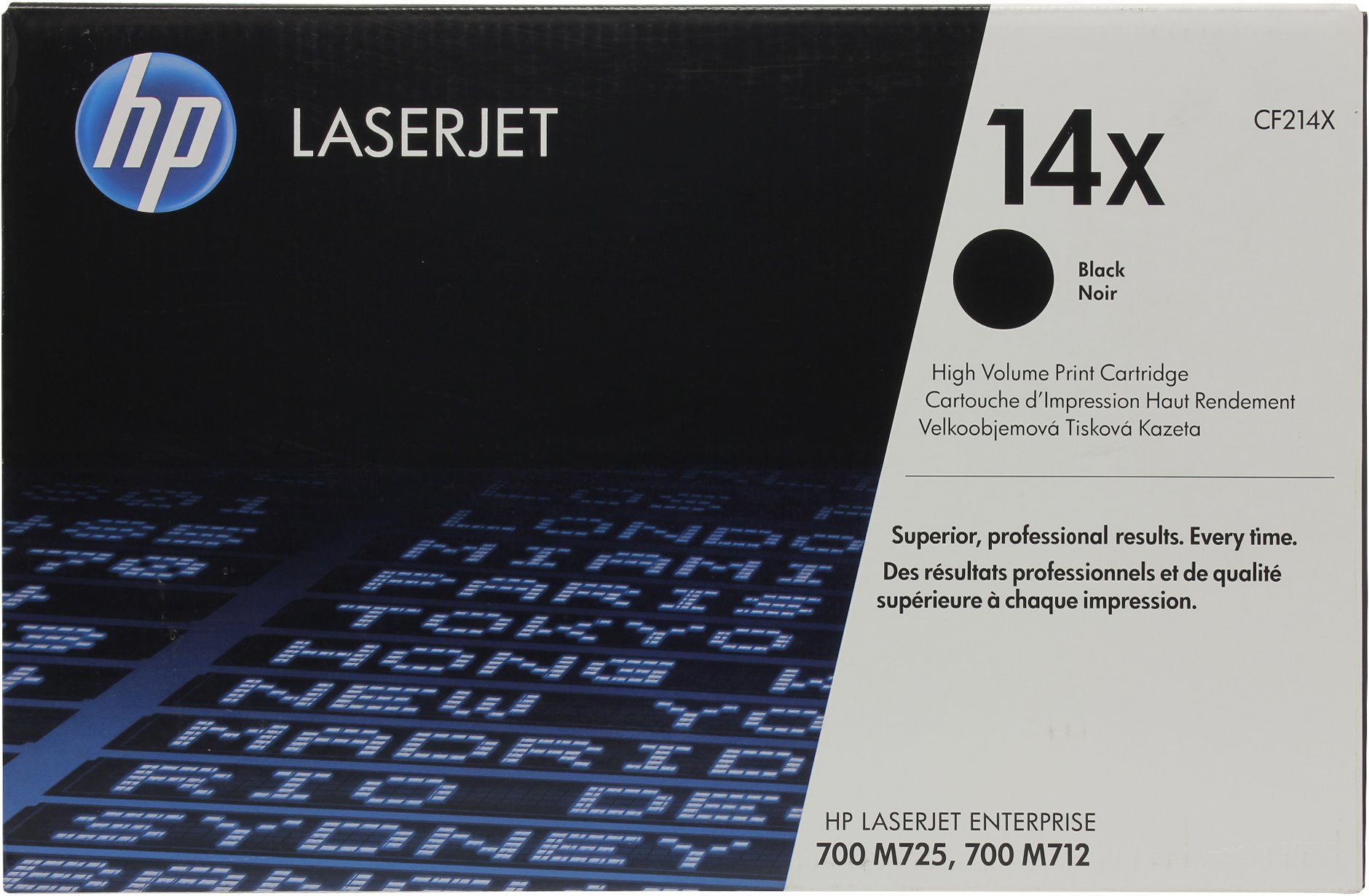 Тонер-картридж HP 14X Black для LJ Enterprise 700 M712dn/xh M725dn/M725f/M725z/M725z+ Contract (17500 стр) CF214XC CF214XC