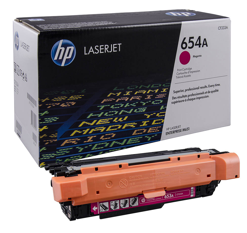 Kартридж Hewlett-Packard HP 654A Magenta LaserJet (CF333A) CF333A #1