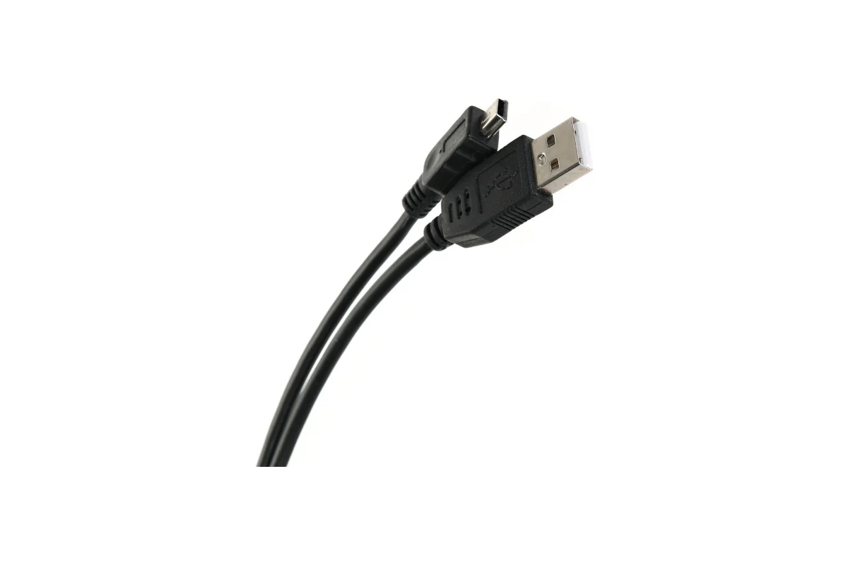 Кабель USB 2.0 AM/miniB 5P Telecom 1м, (mini USB), черный (TC6911BK-1.0M) TC6911BK-1.0M