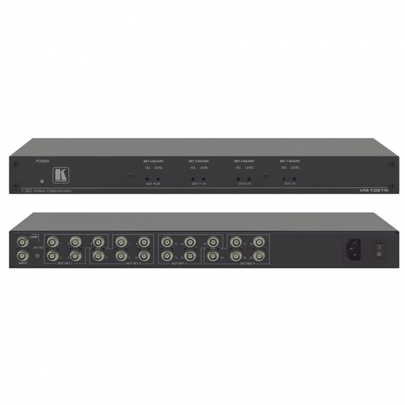 Усилитель-распределитель Kramer Electronics VM-1021N 19" Rack 1:20 видео/SDI 11-70538020 11-70538020