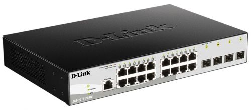 Коммутатор D-Link L2 Managed Switch with 16 10/100/1000Base-T ports and 4 1000Base-X SFP ports DGS-1210-20/ME/DC DGS-1210-20/ME/DC