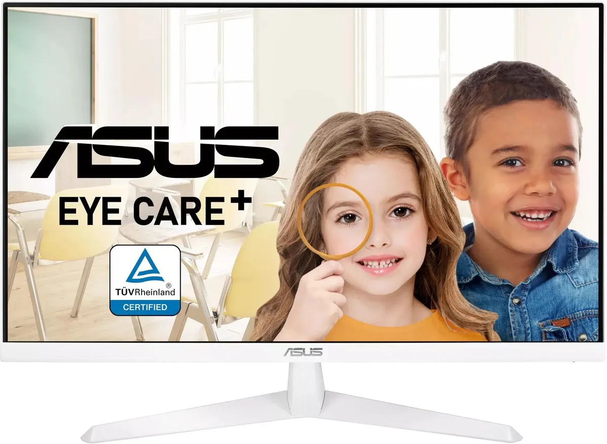 Монитор ASUS 27" VY279HE-W белый IPS 1ms 16:9 HDMI матовая 1000:1 250cd 178гр/178гр 1920x1080 VGA FHD 90LM06D2-B01170 90LM06D2-B01170