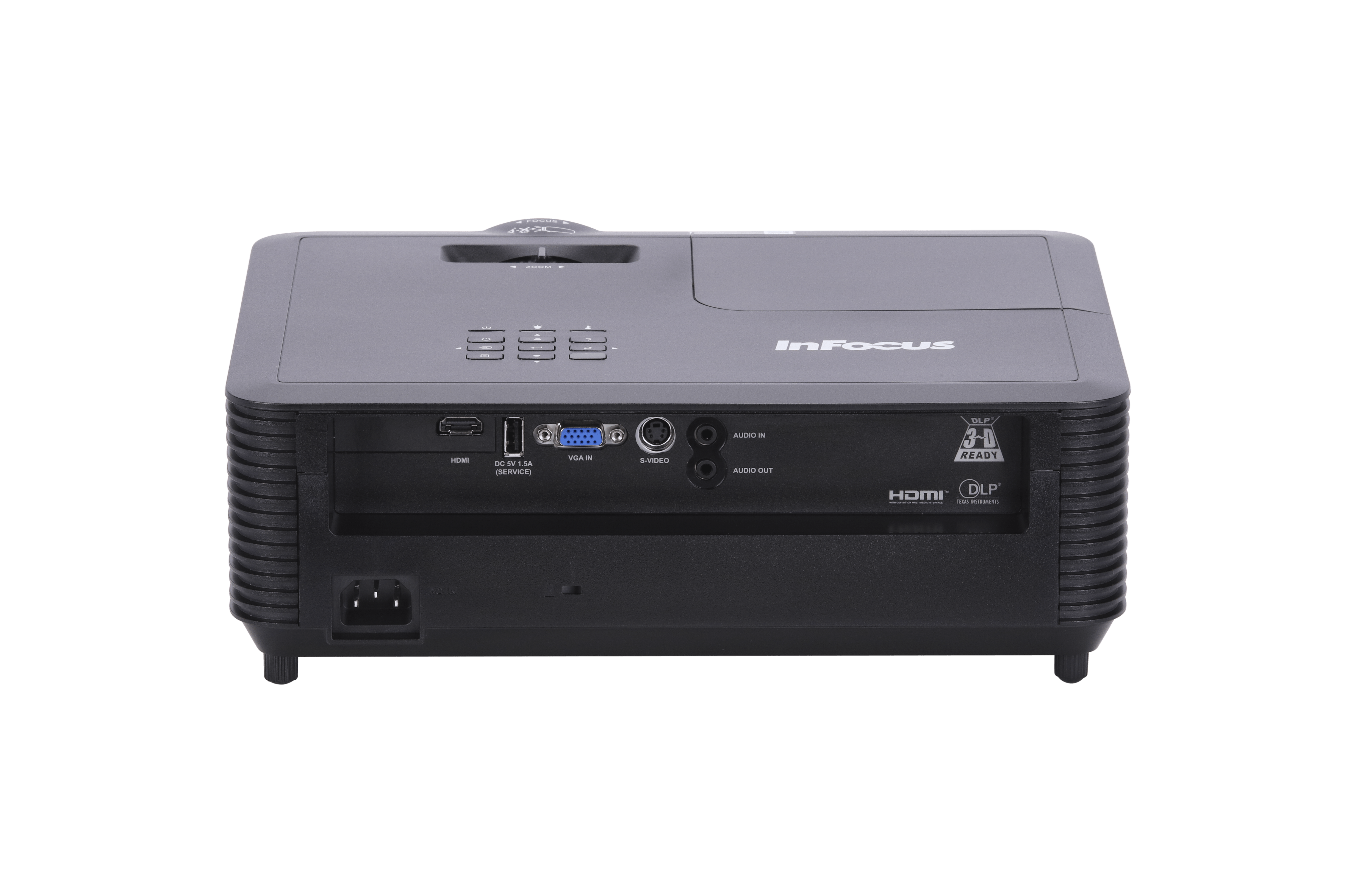 Проектор InFocus IN112AA Full 3D DLP, 3800 ANSI Lm, SVGA, (1.94-2.16:1), 30000:1, HDMI 1.4, 1хVGA, S-video, Audio in, Audio out, USB-A (power), 3W, лампа до 15000ч. IN112AA IN112AA #1