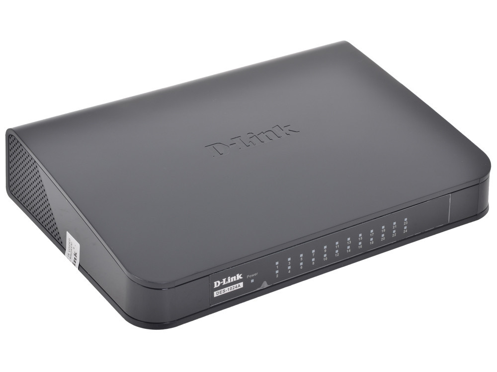 Коммутатор D-Link L2 Unmanaged Switch with 24 10/100Base-TX ports DES-1024A/E1B DES-1024A/E1B