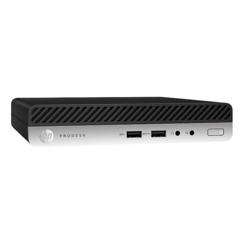 Компьютер HP ProDesk 405 G4 Mini AthlonPRO200E,4GB,500GB,USB kbd/mouse,Stand,VGA Port,Win10Pro(64-bit),1-1-1 Wty 6QS08EA 6QS08EA